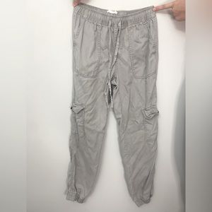 Nordstrom Grey Lightweight Cargo Pants
